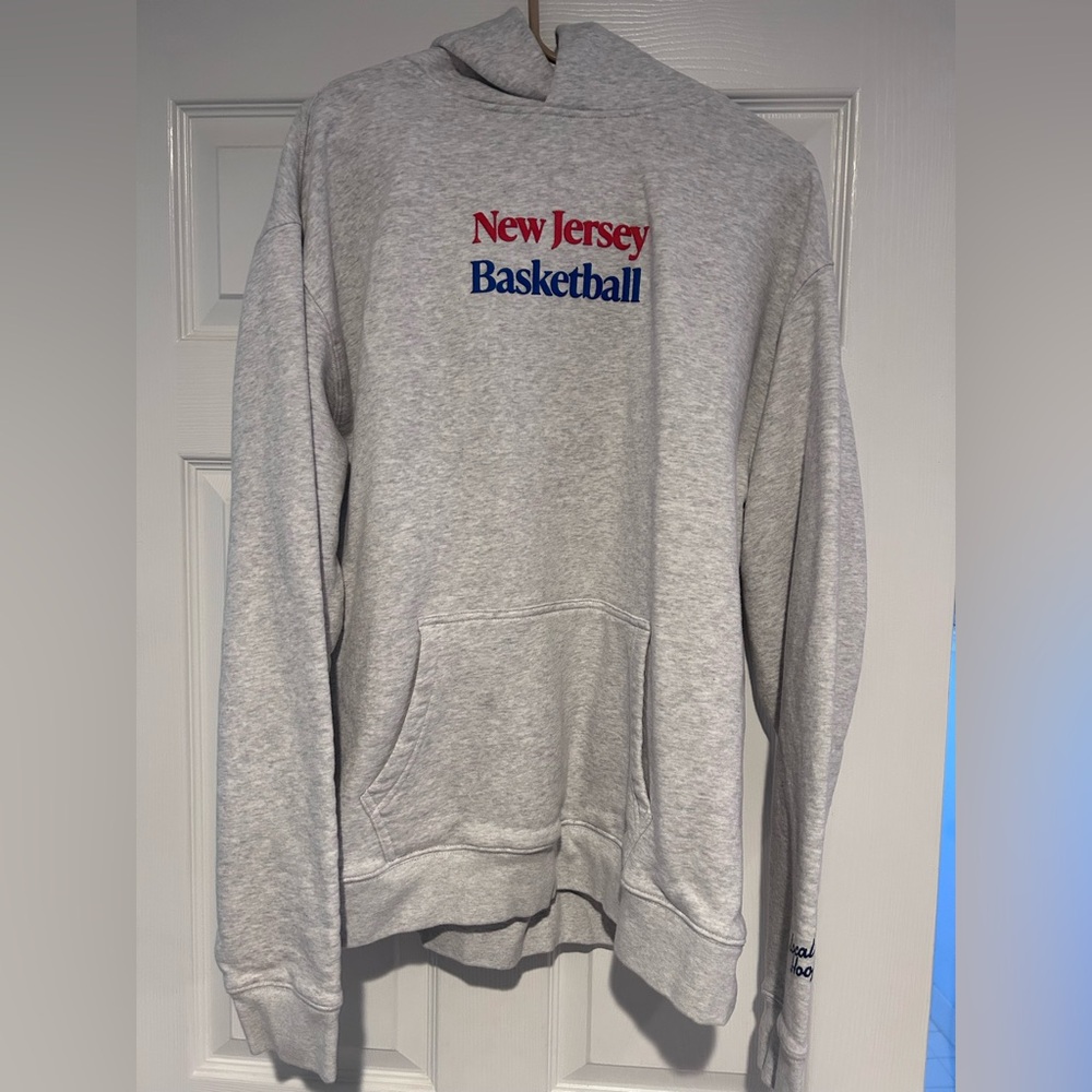 Local Hoops New Jersey Basketball Hoodie Large